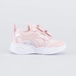 344380-71 Розовые кроссовки с LED и Softshell для девочки розовый фото №2