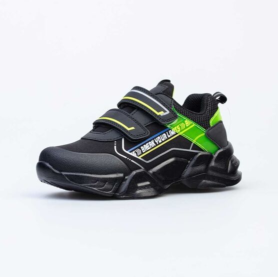 644353-72 Кроссовки для мальчики чер-сал