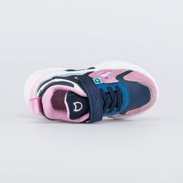 344376-74 Кроссовки для девочки син-роз фото №4