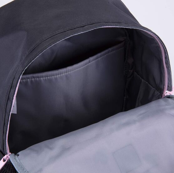 02804391-40 Рюкзак школьный Мягкий котик КК для девочки черный + розовый фото №4