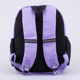 02804392-40 Рюкзак школьный Мягкие мишки для девочки сиреневый + черный фото №3