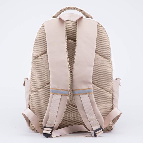 02804396-40 Рюкзак школьный с игрушкой бежевый для девочки бежевый фото №3