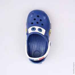 325042-01 Клоги пляжные для мальчики светло-синий фото №4