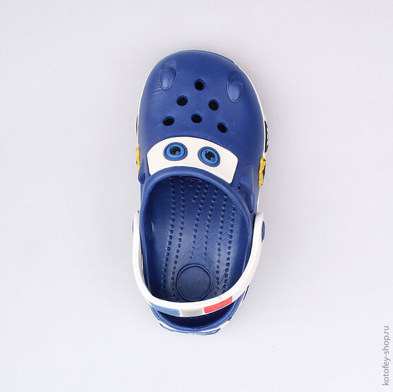 325042-01 Клоги пляжные для мальчики светло-синий фото №4