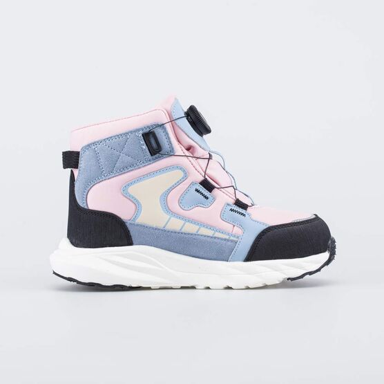 654085-84 Утепленные ботинки с SoftShell и Тинсулейт для девочки розовый + голубой фото №2