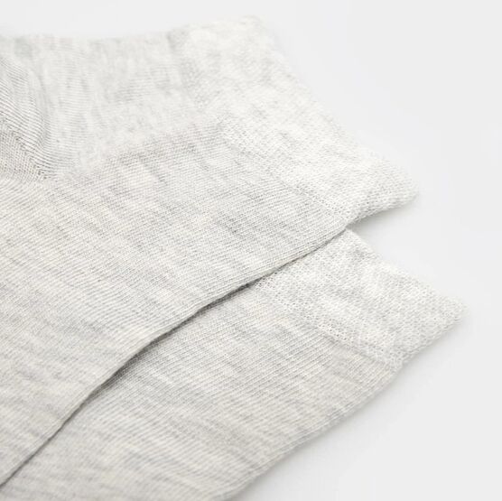 07842553-40 Хлопковые укороченные носки сетка светло-серый для девочки светло-серый фото №3