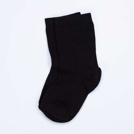 07042465-40 Черные однотонные носки из хлопка для универсальные черный