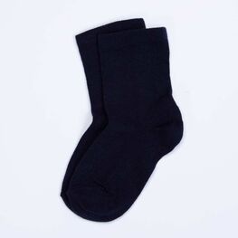 07042459-40 Темно-синие однотонные носки из хлопка для универсальные темно-синий