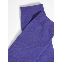 07042578-40 Хлопковые однотонные носки фиолетовый для универсальные фиолетовый фото №3