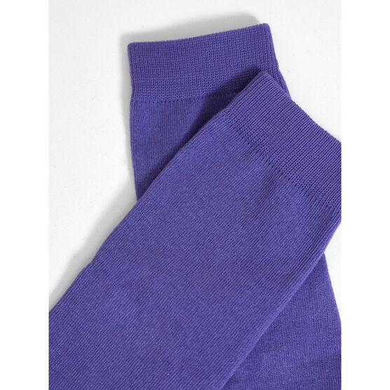 07042578-40 Хлопковые однотонные носки фиолетовый для универсальные фиолетовый фото №3