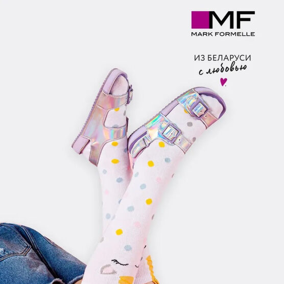 07842534-40 Гольфы детские Единорог MF сиреневый для девочки сиреневый фото №4