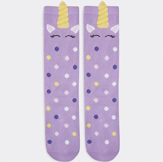 07842534-40 Гольфы детские Единорог MF сиреневый для девочки сиреневый
