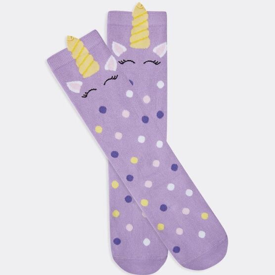 07842534-40 Гольфы детские Единорог MF сиреневый для девочки сиреневый фото №3