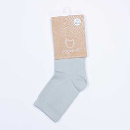 07042467-40 Хлопковые однотонные носки серые для универсальные серый фото №2