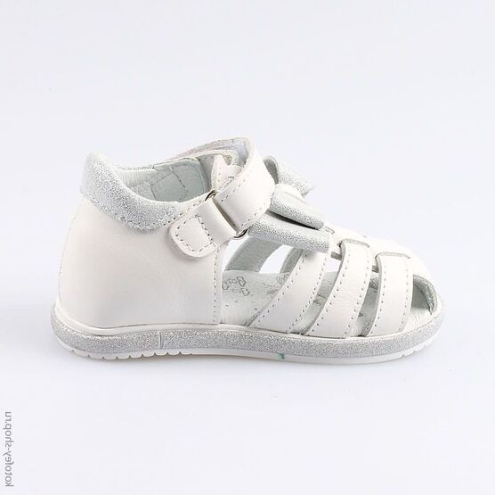 122132-22 Босоножки для девочки бел-срб фото №2