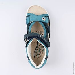322059-23 Сандалии для мальчики син-бир фото №4