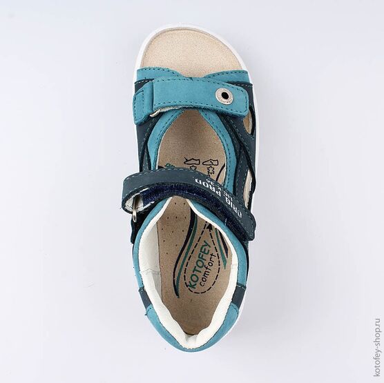 322059-23 Сандалии для мальчики син-бир фото №4