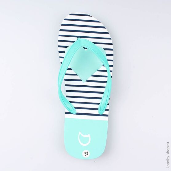 726000-01 Пляжная обувь для девочки бирюзовый фото №4
