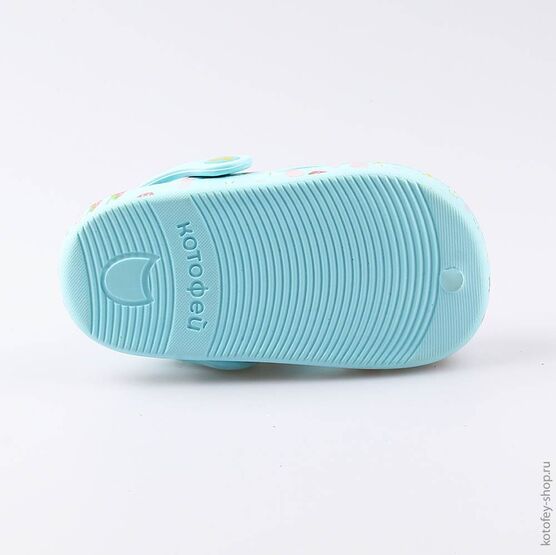 325068-01 Клоги пляжные для девочки разноцветный фото №3