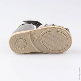 022085-24 Туфли летние для мальчики серый фото №3