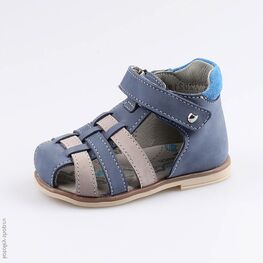 022085-25 Туфли летние для мальчики светло-синий