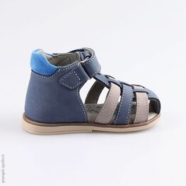 022085-25 Туфли летние для мальчики светло-синий фото №2