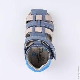 022085-25 Туфли летние для мальчики светло-синий фото №4