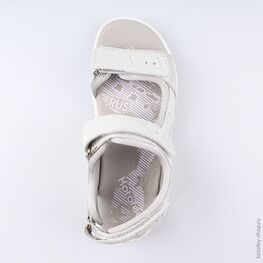 522013-29 Босоножки для девочки серебрист. фото №4