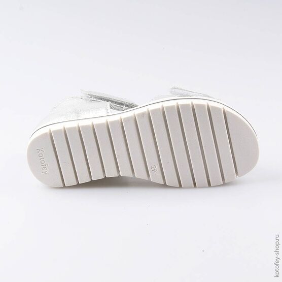 322083-22 Босоножки для девочки серебрист. фото №3