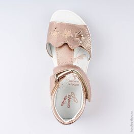 322083-23 Босоножки для девочки роз-зол фото №4