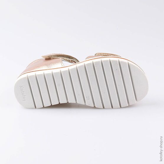 322083-23 Босоножки для девочки роз-зол фото №3