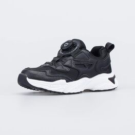 644412-72 Кроссовки с системой быстрой шнуровки для мальчики черный