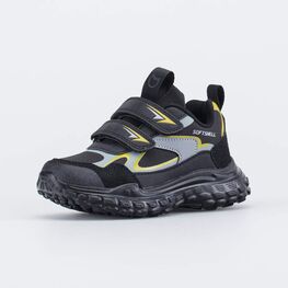 644415-71 Кроссовки на липучках для мальчики черный