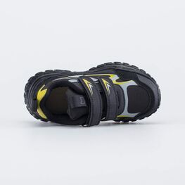 644415-71 Кроссовки на липучках для мальчики черный фото №4