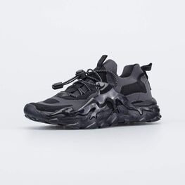 741085-12 Черные подростковые кроссовки для мальчики черный