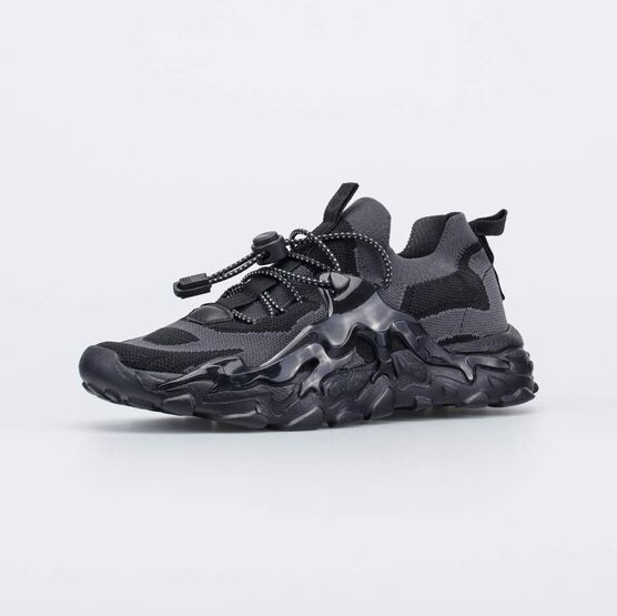 741085-12 Черные подростковые кроссовки для мальчики черный