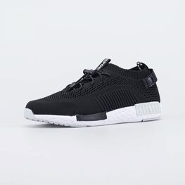 741086-12 Черные текстильные кроссовки для мальчики черный