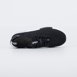 741086-12 Черные текстильные кроссовки для мальчики черный фото №4