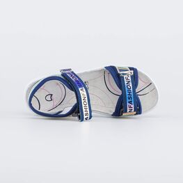 624024-24 Босоножки для девочки синий фото №4