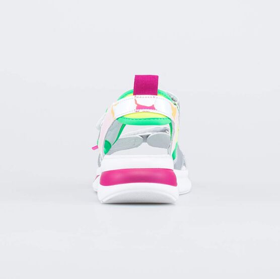 624025-21 Босоножки для девочки срб-цве фото №5