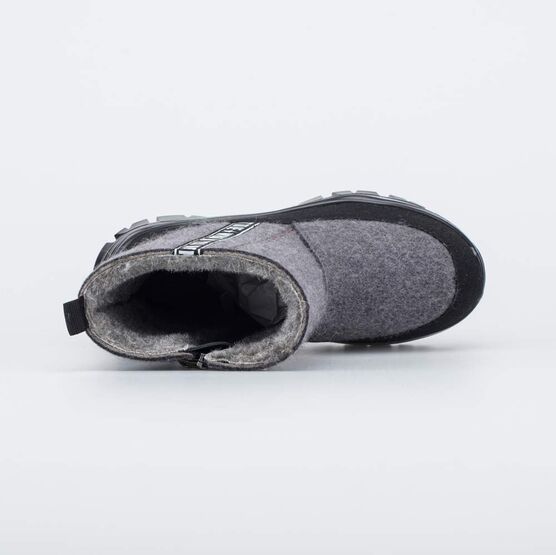 767058-41 Валенки на молнии для мальчики серый фото №4