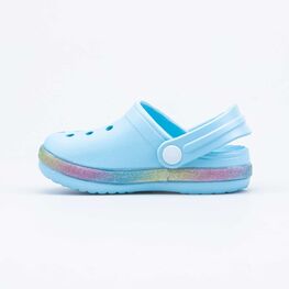 325114-02 Пляжные сабо из ЭВА Голубой Глиттер для девочки голубой фото №2