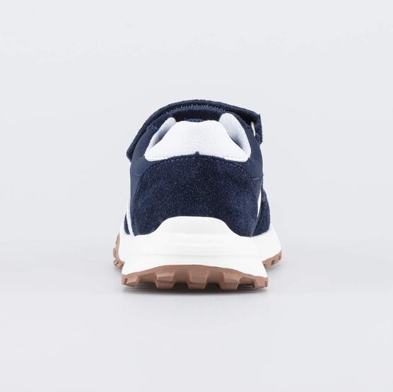 344499-16 Кроссовки на липучках Три звезды для мальчики синий фото №5