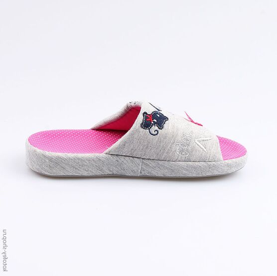 531045-11 Тапочки для девочки сер-фук фото №2