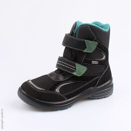 754913-44 Мембранные ботинки для мальчики чер-зел