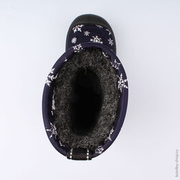 461902-41 Мембранные сапожки для девочки светло-синий фото №4