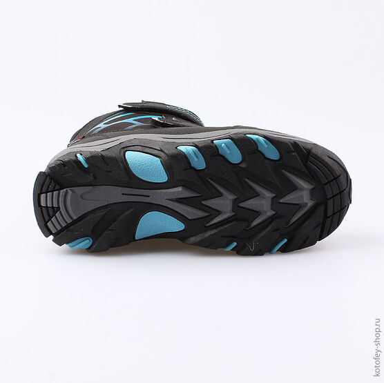 654943-44 Мембранные ботинки для мальчики чер-син фото №3