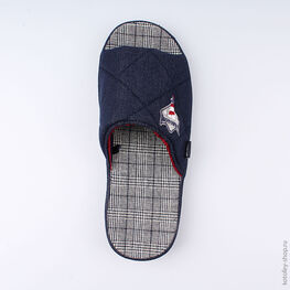 731055-11 Тапочки для мальчики светло-синий фото №4