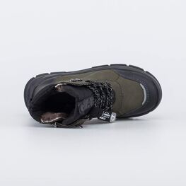 552308-51 Кожаные ботинки для мальчика для мальчики оливковый фото №4