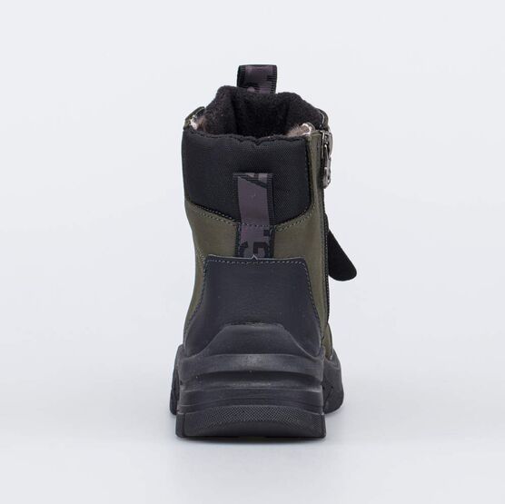 552308-51 Кожаные ботинки для мальчика для мальчики оливковый фото №5